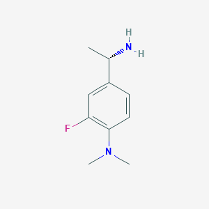 (S)-4-(1-Aminoethyl)-2-fluoro-N,N-dimethylaniline