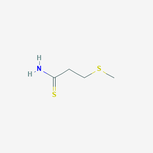 3-(Methylsulfanyl)propanethioamide