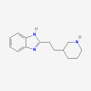 2-(2-(Piperidin-3-yl)ethyl)-1h-benzo[d]imidazole