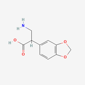 3-Amino-2-(benzo[d][1,3]dioxol-5-yl)propanoic acid