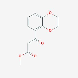 Methyl 3-(2,3-dihydrobenzo[b][1,4]dioxin-5-yl)-3-oxopropanoate