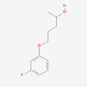 5-(3-Fluorophenoxy)pentan-2-ol