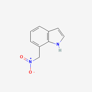 molecular formula C9H8N2O2 B13607763 7-(nitromethyl)-1H-indole 