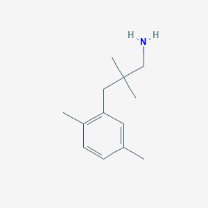 3-(2,5-Dimethylphenyl)-2,2-dimethylpropan-1-amine