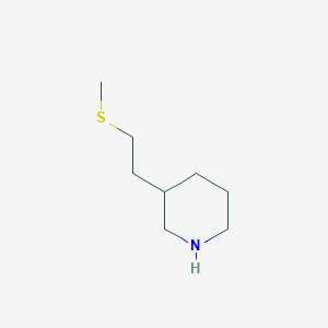 3-(2-(Methylthio)ethyl)piperidine