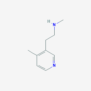 n-Methyl-2-(4-methylpyridin-3-yl)ethan-1-amine