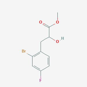 Methyl 3-(2-bromo-4-fluorophenyl)-2-hydroxypropanoate