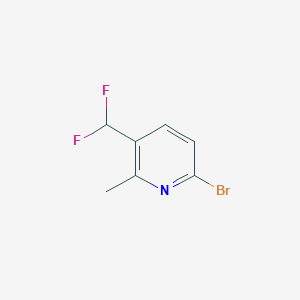 6-Bromo-3-(difluoromethyl)-2-methylpyridine