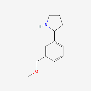 2-(3-(Methoxymethyl)phenyl)pyrrolidine