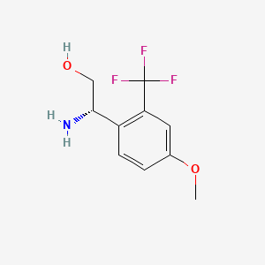 (S)-2-Amino-2-(4-methoxy-2-(trifluoromethyl)phenyl)ethan-1-ol