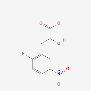 Methyl 3-(2-fluoro-5-nitrophenyl)-2-hydroxypropanoate