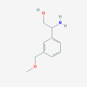 2-Amino-2-(3-(methoxymethyl)phenyl)ethan-1-ol