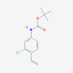 tert-butyl N-(3-chloro-4-ethenylphenyl)carbamate