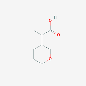 2-(Tetrahydro-2h-pyran-3-yl)propanoic acid