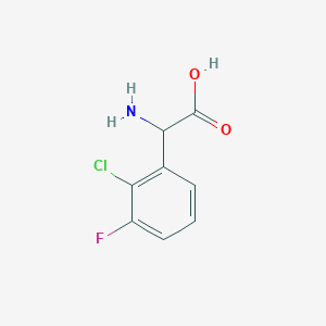 2-Amino-2-(2-chloro-3-fluorophenyl)acetic acid