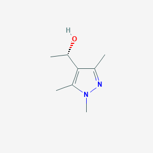 (S)-1-(1,3,5-Trimethyl-1h-pyrazol-4-yl)ethan-1-ol