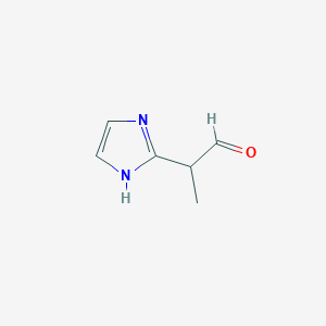 2-(1H-imidazol-2-yl)propanal