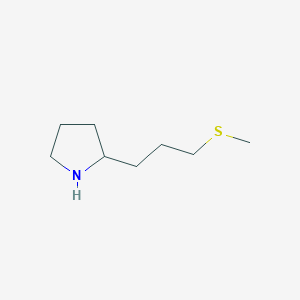 2-(3-(Methylthio)propyl)pyrrolidine