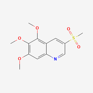 3-Methanesulfonyl-5,6,7-trimethoxyquinoline