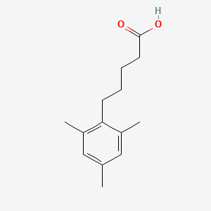 molecular formula C14H20O2 B13608018 5-Mesitylpentanoic acid 