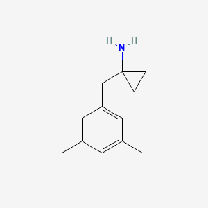 1-(3,5-Dimethylbenzyl)cyclopropan-1-amine