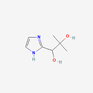 1-(1H-imidazol-2-yl)-2-methylpropane-1,2-diol