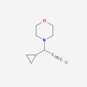 4-(1-Cyclopropylprop-2-yn-1-yl)morpholine