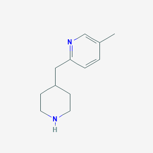 5-Methyl-2-(piperidin-4-ylmethyl)pyridine