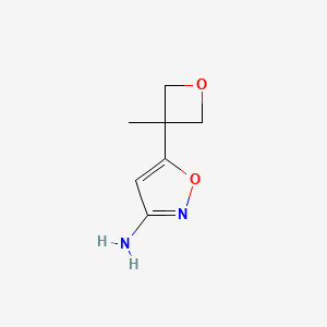 5-(3-Methyloxetan-3-yl)isoxazol-3-amine