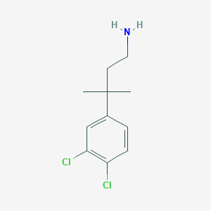 3-(3,4-Dichlorophenyl)-3-methylbutan-1-amine