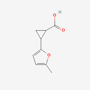 2-(5-Methylfuran-2-yl)cyclopropane-1-carboxylic acid