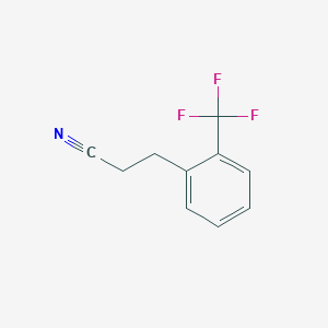 (2-(Trifluoromethyl)phenyl)propanenitrile