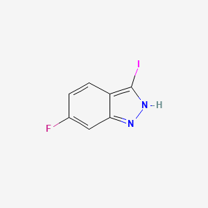molecular formula C7H4FIN2 B1360817 6-氟-3-碘-1H-吲唑 CAS No. 885522-07-6