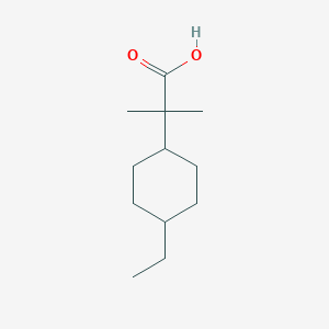 2-(4-Ethylcyclohexyl)-2-methylpropanoic acid