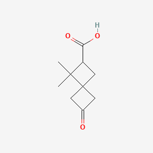 1,1-Dimethyl-6-oxospiro[3.3]heptane-2-carboxylicacid