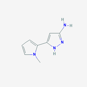 5-(1-methyl-1H-pyrrol-2-yl)-1H-pyrazol-3-amine