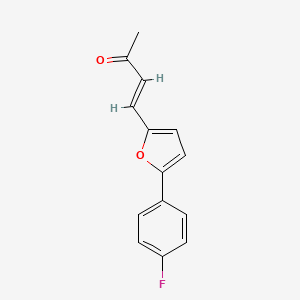 4-(5-(4-Fluorophenyl)furan-2-yl)but-3-en-2-one