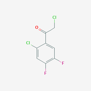 2-Chloro-1-(2-chloro-4,5-difluorophenyl)ethan-1-one