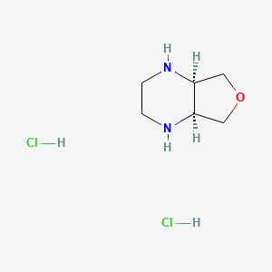 (4aR,7aS)-octahydrofuro[3,4-b]pyrazine dihydrochloride