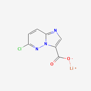 Lithium(1+)6-chloroimidazo[1,2-b]pyridazine-3-carboxylate