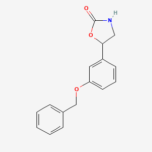 5-[3-(Benzyloxy)phenyl]-1,3-oxazolidin-2-one