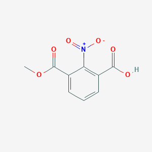 molecular formula C9H7NO6 B1360844 3-(甲氧羰基)-2-硝基苯甲酸 CAS No. 861593-27-3