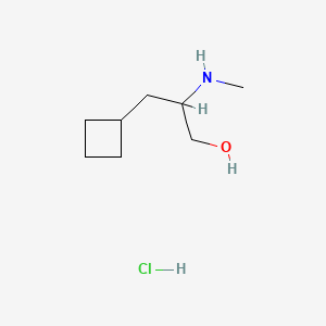 3-Cyclobutyl-2-(methylamino)propan-1-olhydrochloride