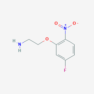 2-(5-Fluoro-2-nitrophenoxy)ethan-1-amine