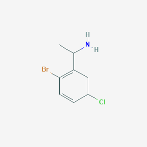 1-(2-Bromo-5-chlorophenyl)ethanamine