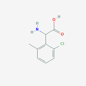 2-Amino-2-(2-chloro-6-methylphenyl)acetic acid