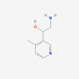 2-Amino-1-(4-methylpyridin-3-yl)ethan-1-ol