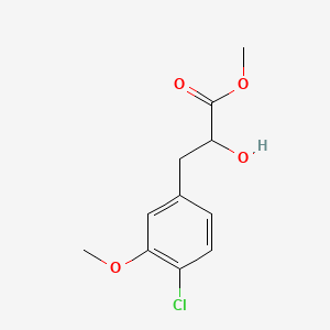 Methyl 3-(4-chloro-3-methoxyphenyl)-2-hydroxypropanoate