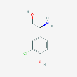 (s)-4-(1-Amino-2-hydroxyethyl)-2-chlorophenol