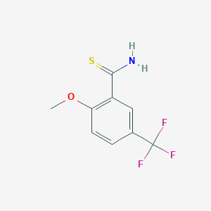 2-Methoxy-5-(trifluoromethyl)benzothioamide